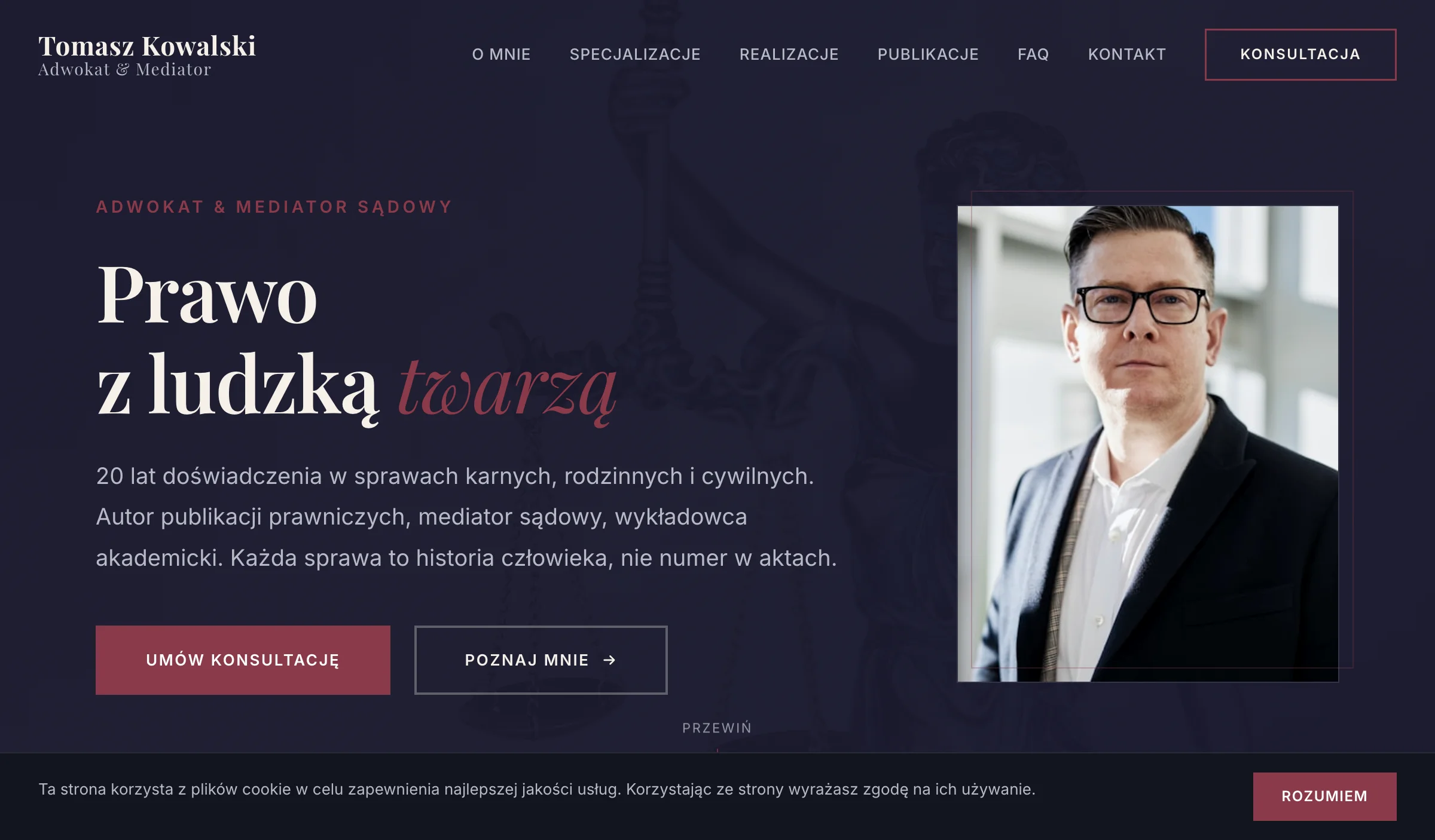 Marka Osobista Klasyczna - demo strony